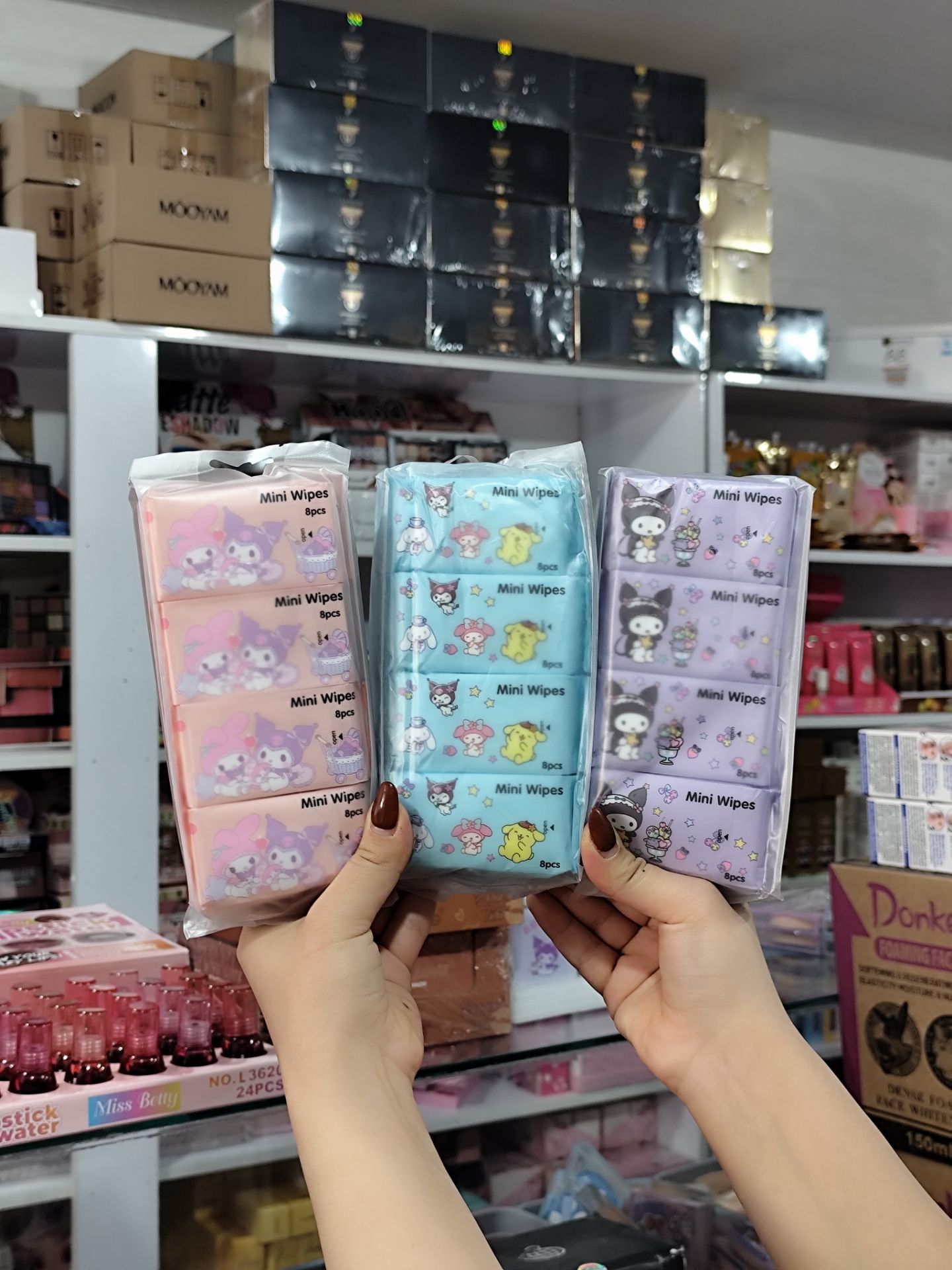 دستمال مرطوب پاکتی کرومی